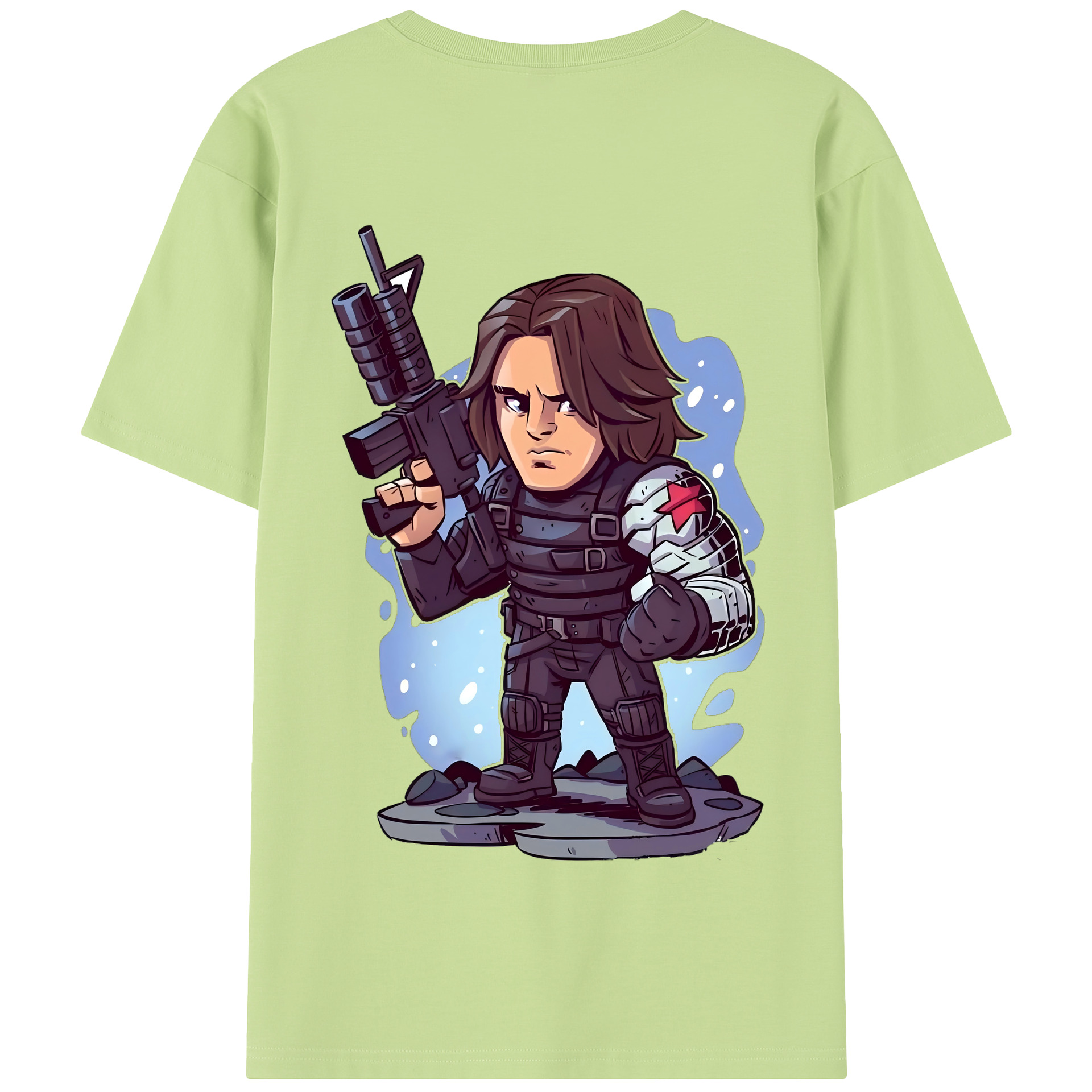 （画像用） アベンジャーズ The Avengers 綿100％半袖Tシャツ（背面プリント）